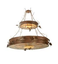  79713 - 58" Wide Woodland Pine 2 Tier Inverted Pendant