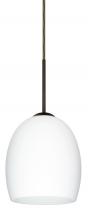  1JT-169707-LED-BR - Besa Lucia LED Pendant Opal Matte Bronze 1x9W LED