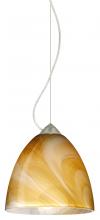  1KX-4470HN-LED-SN - Besa Vila Cable Pendant Satin Nickel Honey 1x9W LED