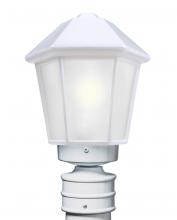  327253-POST-FR - Costaluz 3272 Series Post White 1x75W A19