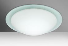  977025C - Besa Ceiling Ring 19 White/Frost Ring 3x60W Medium Base