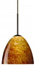  B-757218-LED-BR - Besa Sasha LED Pendant For Multiport Canopy B Amber Cloud Bronze 1x9W LED