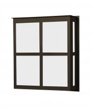  BREE11-WA-BR - Besa Outdoor Bree 11 Bronze White Acrylic 1x60W B10