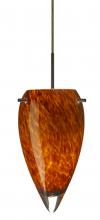  J-412518-BR - Besa Juli Pendant For Multiport Canopy Bronze Amber Cloud 1x100W Medium Base