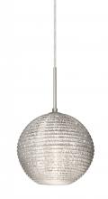  J-4616GL-SN - Besa Kristall 8 Pendant For Multiport Canopy Satin Nickel Glitter 1x75W Medium Base