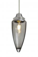  J-SULUSM-EDIL-SN - Besa, Sulu Cord Pendant For Multiport Canopy, Smoke Bubble, Satin Nickel Finish, 1x4W