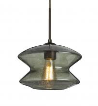  J-ZENMS-EDIL-BR - Besa, Zen Cord Pendant For Multiport Canopy, Moss Bubble, Bronze Finish, 1x8W LED Fil