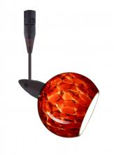  RSP-155941-12-BR - Besa Spotlight With 12" Stem Palla 3 Bronze Garnet 1x35W Halogen Mr11