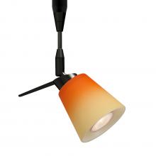  RSP-5042OP-BK - Besa, Canto 3 Spotlight, Bicolor Orange/Pina, Black Finish, 1x35W MAX GU5.3 Base