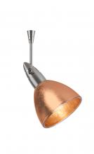  SP-1758CF-06-SN - Besa Spotlight With 6" Stem Divi Satin Nickel Copper Foil 1x50W Halogen Mr16