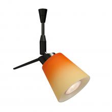  SP-5042OP-BK - Besa, Canto 3 Spotlight, Bicolor Orange/Pina, Black Finish, 1x35W MAX GU5.3 Base