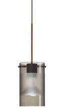  XP-6524ES-BR - Besa Pendant Scope Bronze Smoke/Frost 1x50W Halogen Mr16