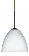  1BC-757207-HAL-BR - Besa Sasha Pendant Bronze Opal Matte 1x40W Halogen