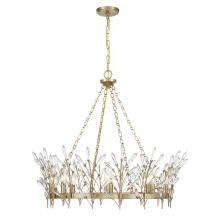  1-4074-8-127 - Orianna 8-Light Chandelier in Noble Brass