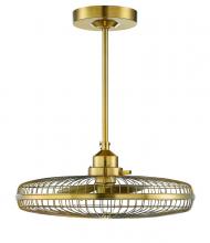  29-FD-122-322 - Wetherby LED Fan D'Lier in Warm Brass