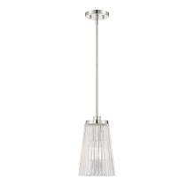  7-1742-1-109 - Chantilly 1-LightÂ Pendant in Polished Nickel