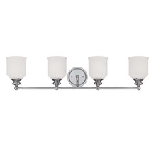  8-6836-4-11 - Melrose 4-Light Bathroom Vanity Light in Polished Chrome