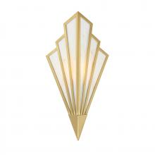  9-1037-1-322 - Rivage 1-Light LED Wall Sconce in Warm Brass