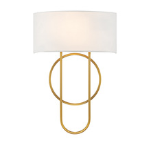  9-4800-2-322 - Tempe 2-Light Wall Sconce in Warm Brass