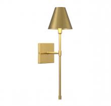  9-5201-1-322 - Jefferson 1-Light Wall Sconce in Warm Brass