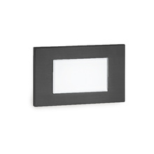  4071-27BK - LED Low Voltage Diffused Step and Wall Light