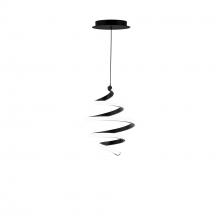  PD-19408-30-BK - Whirl Mini Pendant Light