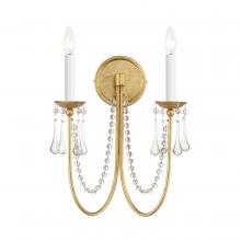  12161GL/CRY - Plumette-Wall Sconce