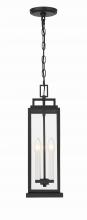  ASP-8915-MK - Aspen 4 Light Matte Black Outdoor Pendant