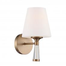  RAM-A3401-VG - Ramsey 1 Light Vibrant Gold Sconce