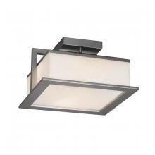  FSN-7517W-OPAL-NCKL - Laguna 12" LED Outdoor Flush-Mount