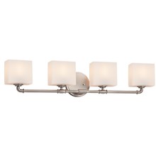  FSN-8464-55-OPAL-NCKL - Bronx 4-Light Bath Bar