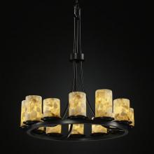  ALR-8763-10-DBRZ - Dakota 12-Light Ring Chandelier (Tall)