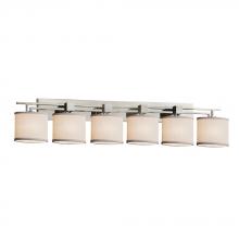  FAB-8706-30-WHTE-NCKL - Aero 6-Light Bath Bar