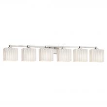  FSN-8436-55-RBON-NCKL - Regency 6-Light Bath Bar