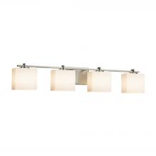  FSN-8444-55-OPAL-NCKL - Era 4-Light Bath Bar