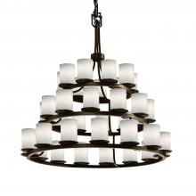  FSN-8712-10-WEVE-DBRZ - Dakota 36-Light 3-Tier Ring Chandelier