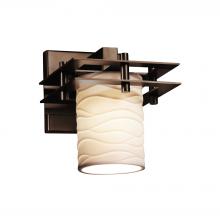  POR-8171-10-WAVE-DBRZ-LED1-700 - Metropolis 1-Light LED Wall Sconce (2 Flat Bars)