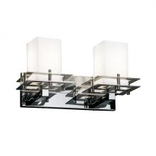  FSN-8172-15-OPAL-CROM - Metropolis 2-Light Bath Bar