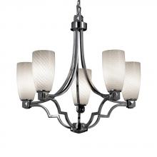  FSN-8500-10-WEVE-NCKL - Argyle 5-Light Chandelier