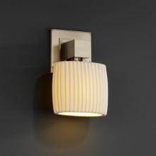  POR-8707-30-WAVE-DBRZ - Aero ADA 1-Light Wall Sconce (No Arms)