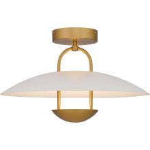  BIN1718BRG - Bingham Brushed Gold Semi-Flush Mount