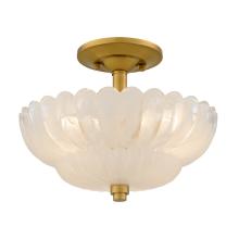 Quoizel WHP1712BRG - Whitecap Semi-Flush Mount