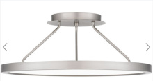 Quoizel OST1820BN - Outskirts Integrated LED Brushed Nickel Semi-Flush Mount Light