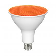  S29483 - 11.5 Watt PAR38 LED; Amber; 90 degree Beam Angle; Medium base; 120 Volt