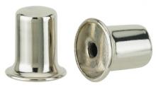  7014400 - 2 Lamp Finials Nickel Finish