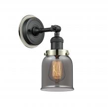  203BK-BPPN-HRPN-G53 - Bell - 1 Light - 5 inch - Matte Black - Sconce