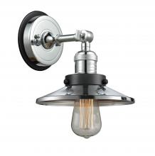  203PC-BPBK-HRBK-M7-PC - Railroad - 1 Light - 8 inch - Polished Chrome - Sconce