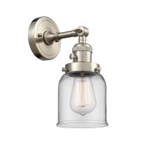  203SW-SN-G52 - Bell - 1 Light - 5 inch - Brushed Satin Nickel - Sconce