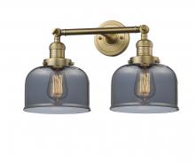  208-BB-G73 - Bell - 2 Light - 19 inch - Brushed Brass - Bath Vanity Light