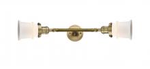  208L-BB-G181S-LED - Canton - 2 Light - 6 inch - Brushed Brass - Bath Vanity Light